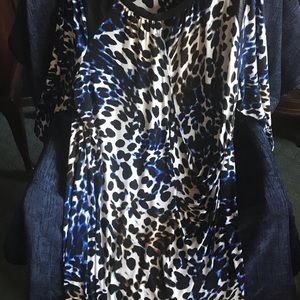 Calvin Klein Leopard Print Dress